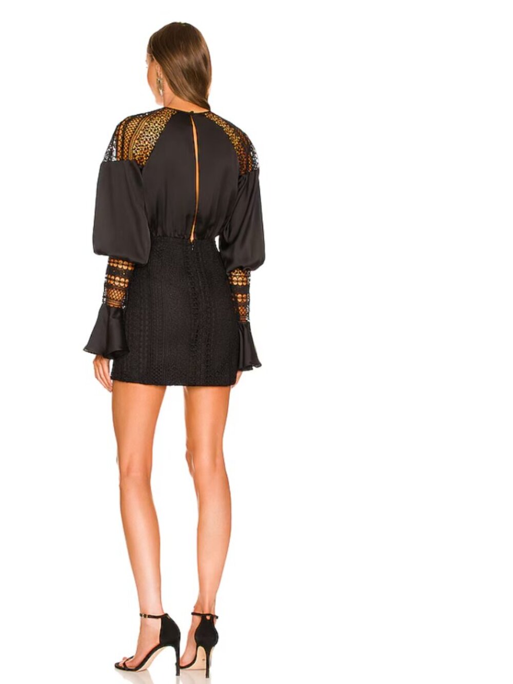 NWT X REVOLVE Shandy Mini Dress Michael Costello - Picture 2 of 2